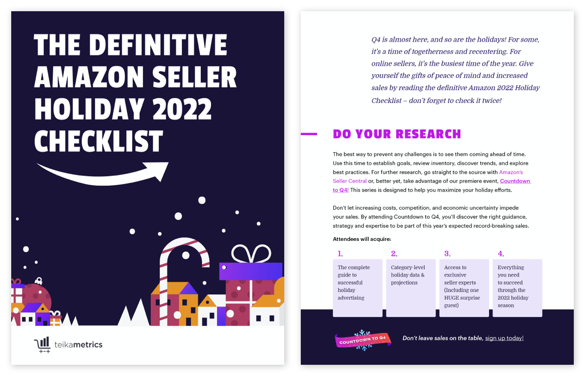 Amazon Holiday Checklist 2022 ebook